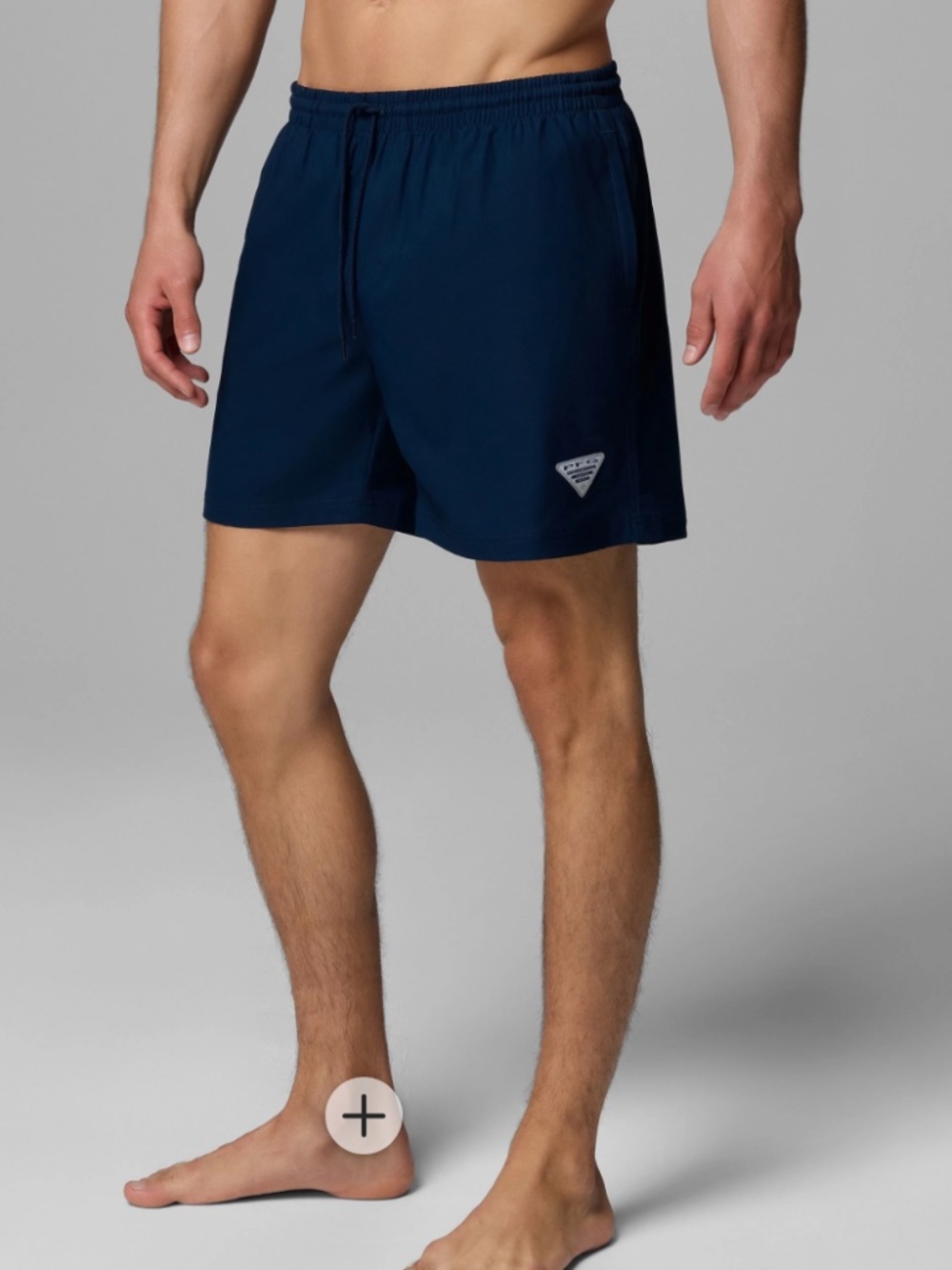 Columbia PFG Fishing Shorts Men's Small Blue Performance Mesh Lined